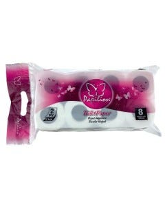 PAPEL HIGIENICO 140/HOJAS 8RLL/2PLY