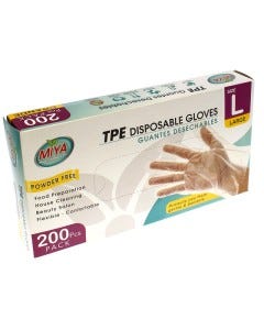 GUANTES DESECHABLES (L) 200PZAS