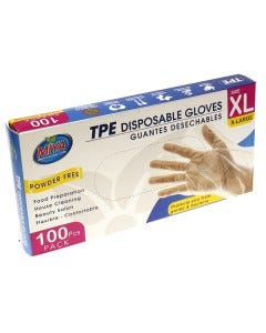 GUANTES DESECHABLES (XL) 100PZAS