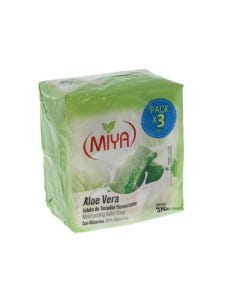 MIYA JABON ALOE VERA 3PZAS 125GR