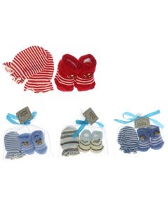 GUANTES + MEDIAS P/ BEBES 2PZAS 0-6M