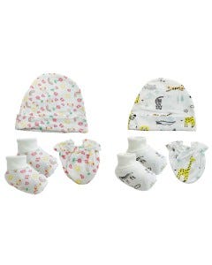 SET P BEBES 3PZAS GORRO MEDIAS Y GUANTES