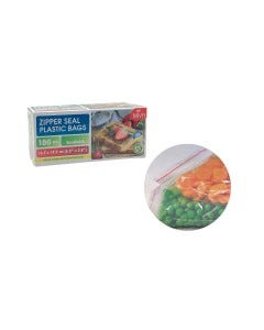 BOLSA PLASTICA C/CIERRE 16X15CM 100 PZS