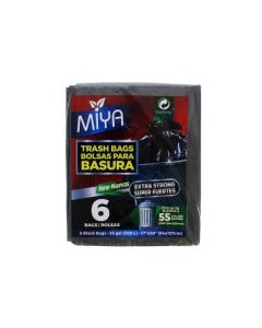 BOLSA D/BASURA 55 GAL 6PZAS