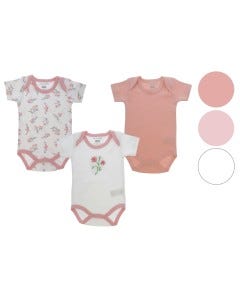 BODY P/ BEBES NINAS 3PZAS 0-12M