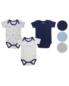 BODY P/ BEBES NINOS 3PZAS 0-12M