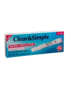 CLEAR&SIMPLE PRUEBA DE EMBARAZO CTS SEMANAS