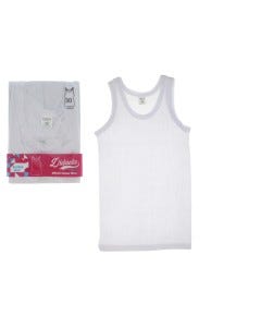 CAMISETA ESCOLAR P/ NINAS 26/30