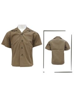 CAMISA ESCOLAR P/NINOS 2-8