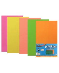 CARTULINA 8.5X11" 20PZAS
