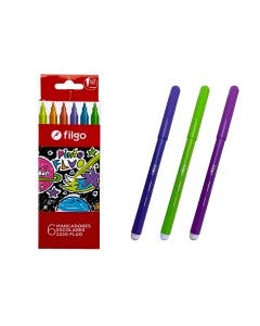 MARCADOR 6PZAS 16CM