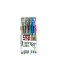 BOLIGRAFO DE COLORES 6PZAS