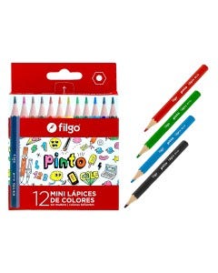 LAPICES DE COLORES 12PZAS 9CM