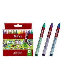 CRAYONES DE CERA 48PZAS