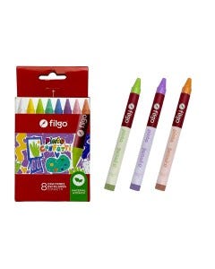 CRAYONES DE CERA 8PZAS