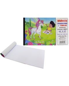 CUADERNO DE DIBUJO 50HOJAS 8.5X13"
