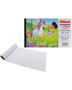CUADERNO DE DIBUJO 35HOJAS 8.5X13"