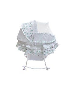 CUNA MECEDORA P/ BEBE 84X50.5X78CM