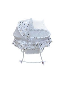 CUNA MECEDORA P/ BEBE 84X50.5X78CM
