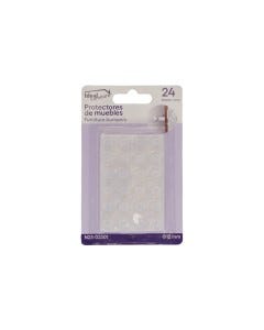 PROTECTORES P/ MUEBLES 24PZAS 12X3MM