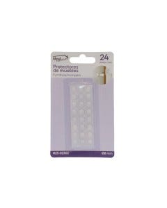 PROTECTORES P/ MUEBLES 24PZAS 8X3MM