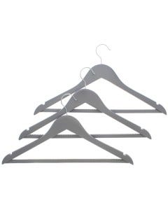 GANCHO P/ROPA 3PZAS 45X27X1.2CM