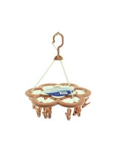 COLGADOR P/ ROPA 18 PZAS 34CM