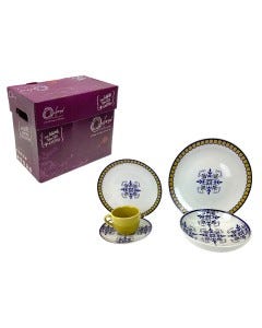 VAJILLA 20 PZAS 16/21/21/28CM-200ML