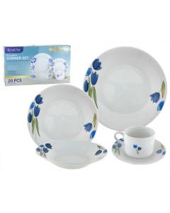 VAJILLA 20PZAS 9",8",7", 220CC