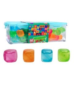 CUBOS DE HIELO REUTILIZABLES 60PZAS 29X10X9CM