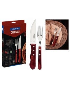 UTENSILIOS P/ BBQ 4PZAS