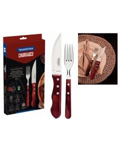 UTENSILIOS P BBQ 4PZAS