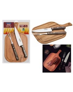 UTENSILIOS P/ BBQ 3PZAS