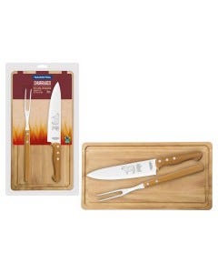 UTENSILIOS P/ BBQ 3PZAS