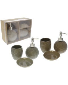 ACCESORIOS P/BAÑO 3PZAS 15.5*9.5/9.5*7CM