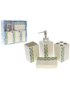 ACCESORIOS P/BAÑO SET 4 PZAS