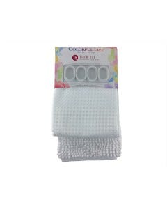 CORTINA P/ BAÑO 14 PCS 180X180CM