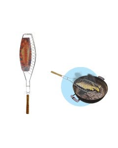 PARRILLA P/ASAR PESCADO 62 CM