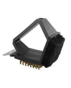 CEPILLO D/LIMPEZAS P/BBQ (3 EN 1) 15CM