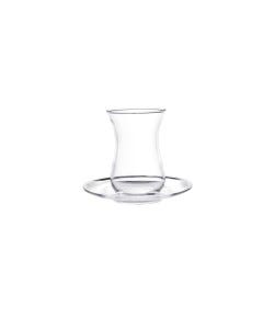 VASO P / TE (CAMLICA) C/ PLATO 12PZAS 120CC