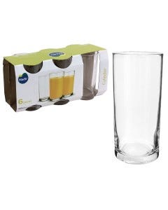 VASO (VIDRIO) 6PZA