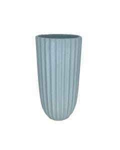 FLORERO 13X13X25CM GRIS