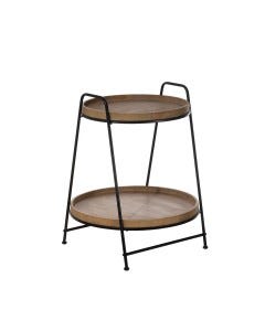MESA LATERAL MADERA/METAL 52.71X65.41X52.71CM