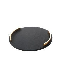 BANDEJAS SET 2PZAS 32X32X3CM NEGRO