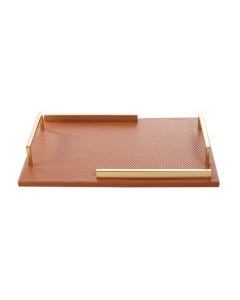 BANDEJAS SET 2PZAS 25X35X5CM NARANJA