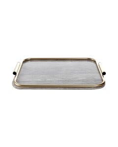 BANDEJA 29.5X41X3CM GRIS