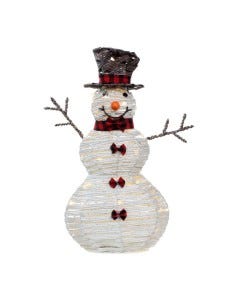 FIG. HOMBRE NIEVE 50X19X55CM BLANCO