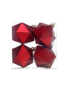 JGO. 4 ORNAM. 6X6CM ROJO