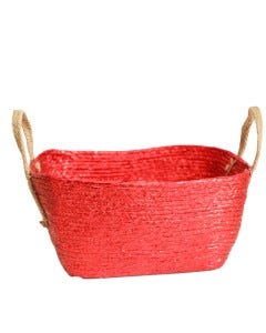 CANASTA NAV 30X25X15CM ROJO