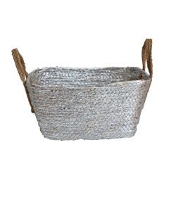 CANASTA NAV 30X25X15CM PLATA